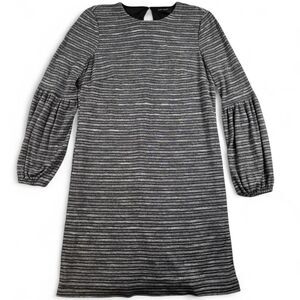 Maggy London Gray & Black Long Sleeve Dress – Size 10